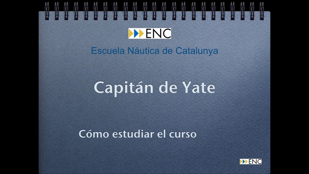 Capitán de Yate Cómo estudiar