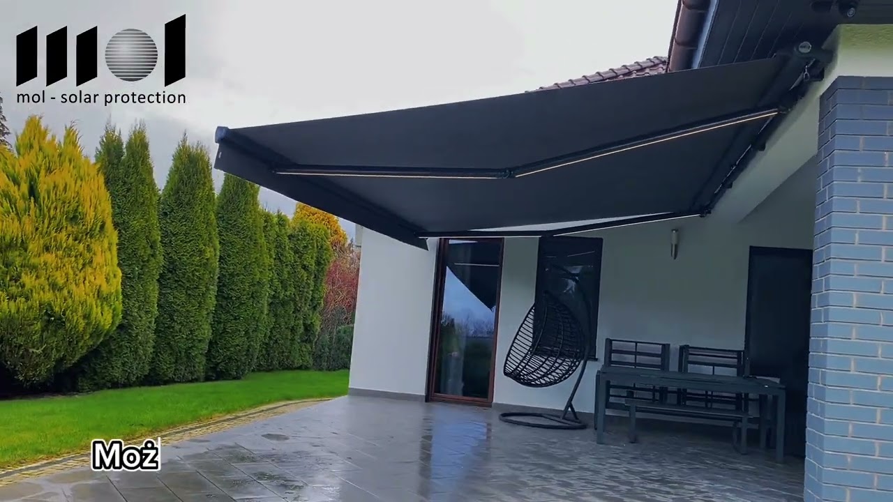 Markiza ADAGIO z oświetleniem LED w ramionach