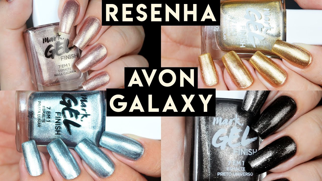 Coleção GALAXY da AVON | Resenha de Esmaltes