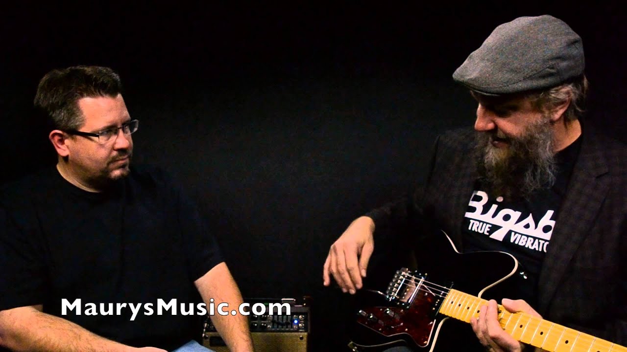 Ken from Reverend Guitars and the Double Agent at MaurysMusic.com