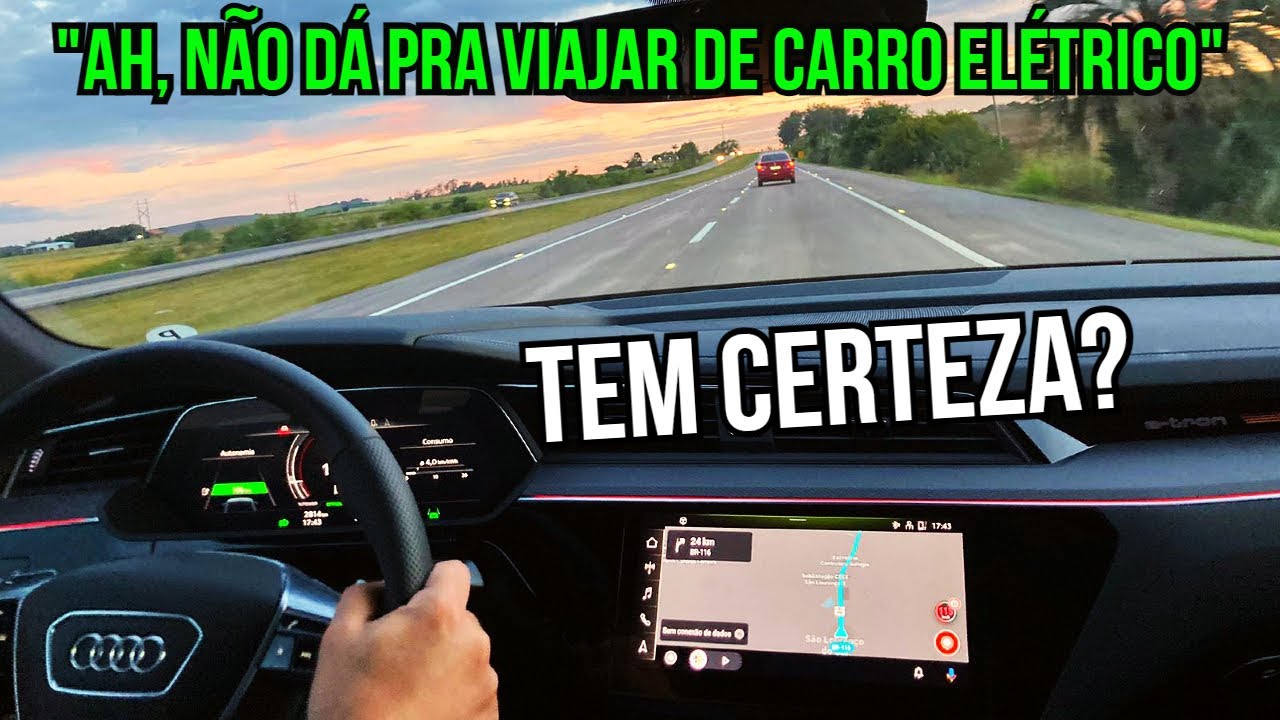 Viajei 5 MIL KM de Audi e-tron 100% elétrico! SP-BAires-SP