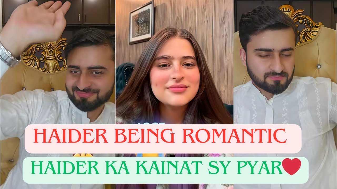 Haider Being Romantic Haider Ka Kainat Sy Pyar TikTok Live Match