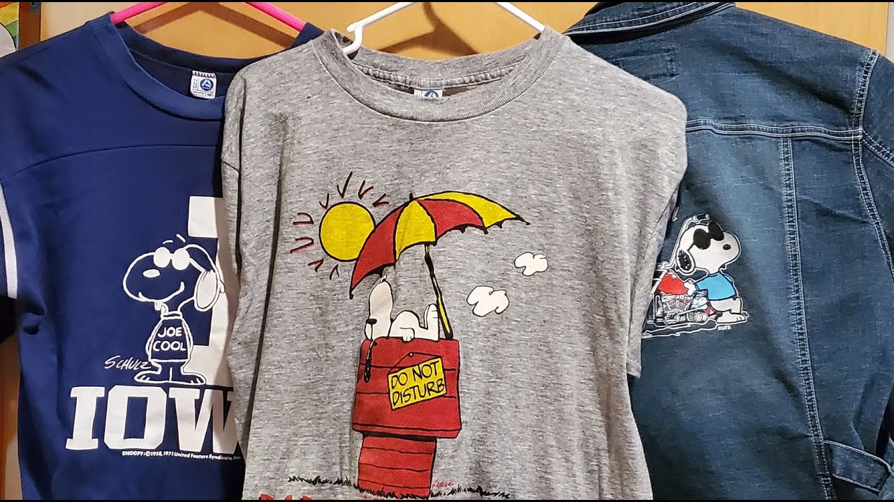 Snoopy Vintage T-shirt Finds at Totally Rad Vintage Fest | CollectPeanuts.com