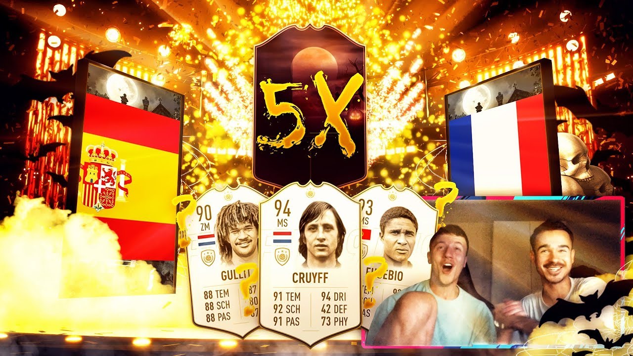 FIFA 19 : 5x SCREAM im PACK 🔥🔥 BEST OF PACK OPENING 🔥🔥 CRUYFF, GULLIT oder EUSÉBIO?!