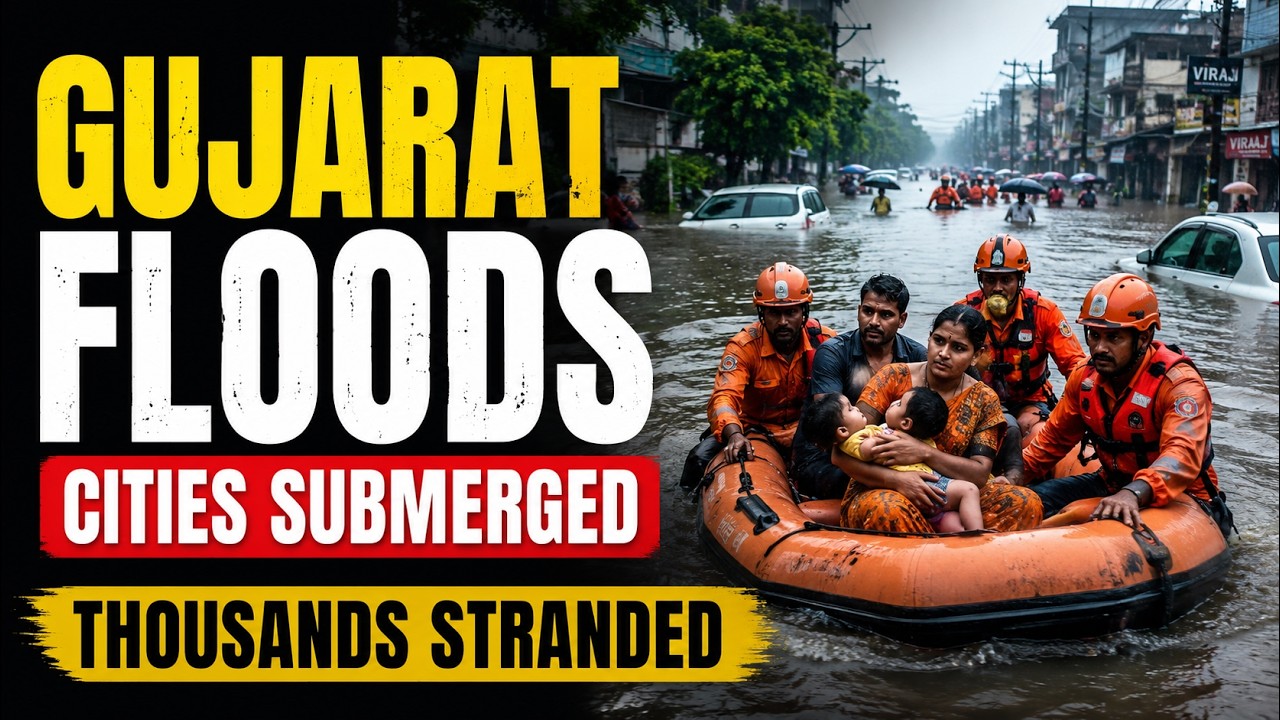Gujarat Flood Disaster: Record Rain Leaves Cities Underwater | India Weather News