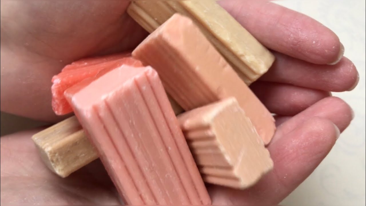 ASMR SOAP # 26 /Super dry retro soap / Cупер сухие ретро мыло