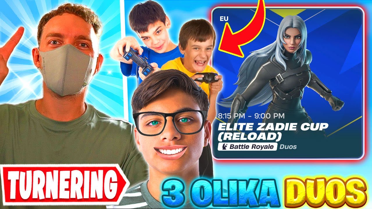 TURNERING... FAST MED 3 OLIKA DUOS I FORTNITE