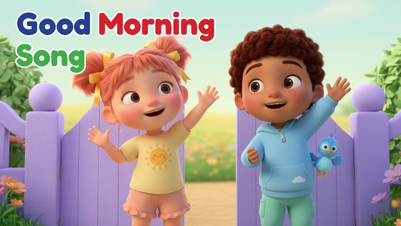 Good Morning Action Song for Kids | Happy Day Rhyme | Cocomello TV
