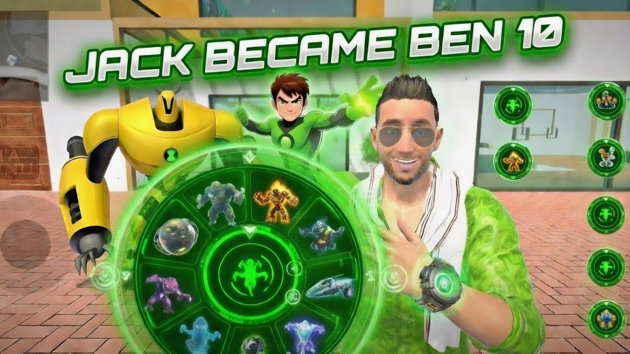 JACK KO MILA BEN 10 KA OMNITRIX | Jack became Omnitrix | indian theft aura simulator 