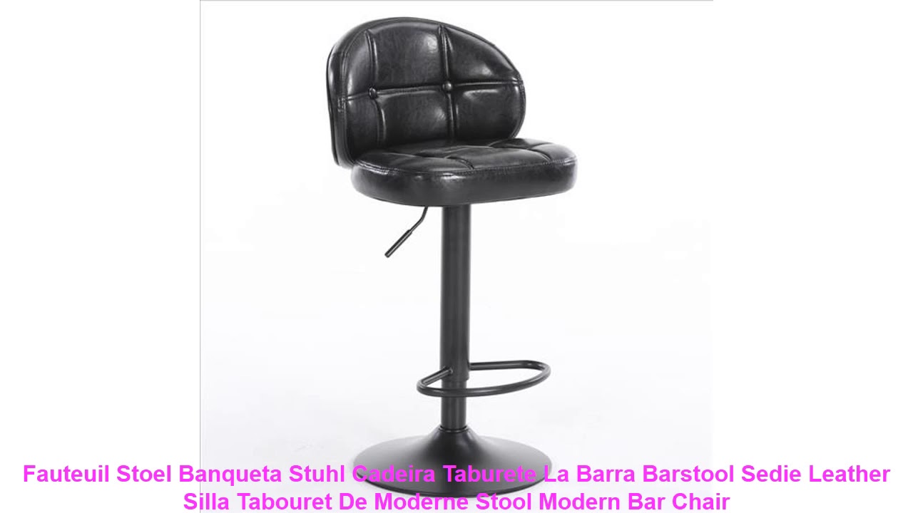 Fauteuil Stoel Banqueta Stuhl Cadeira Taburete La Barra Barstool Sedie Leather Silla Tabouret De Mo