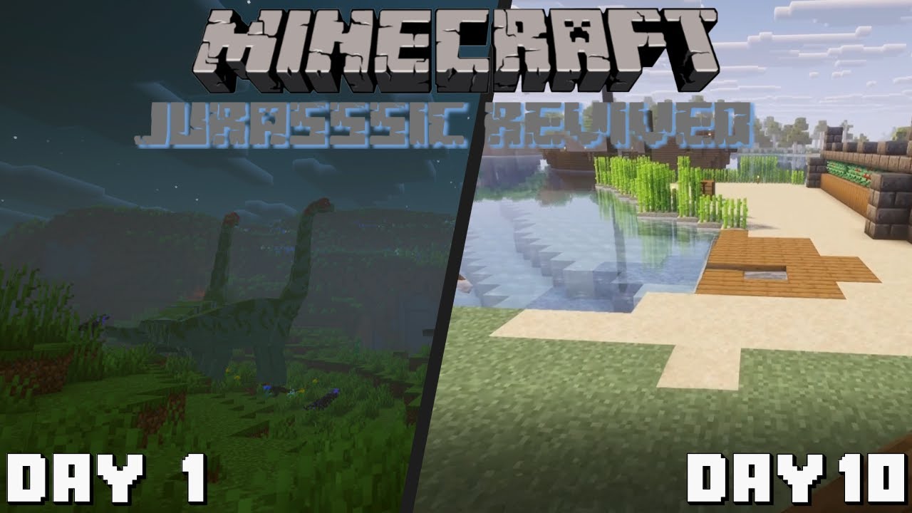 I Survived (kinda) 100 days in a dinosaur infested world day 1 to day 10