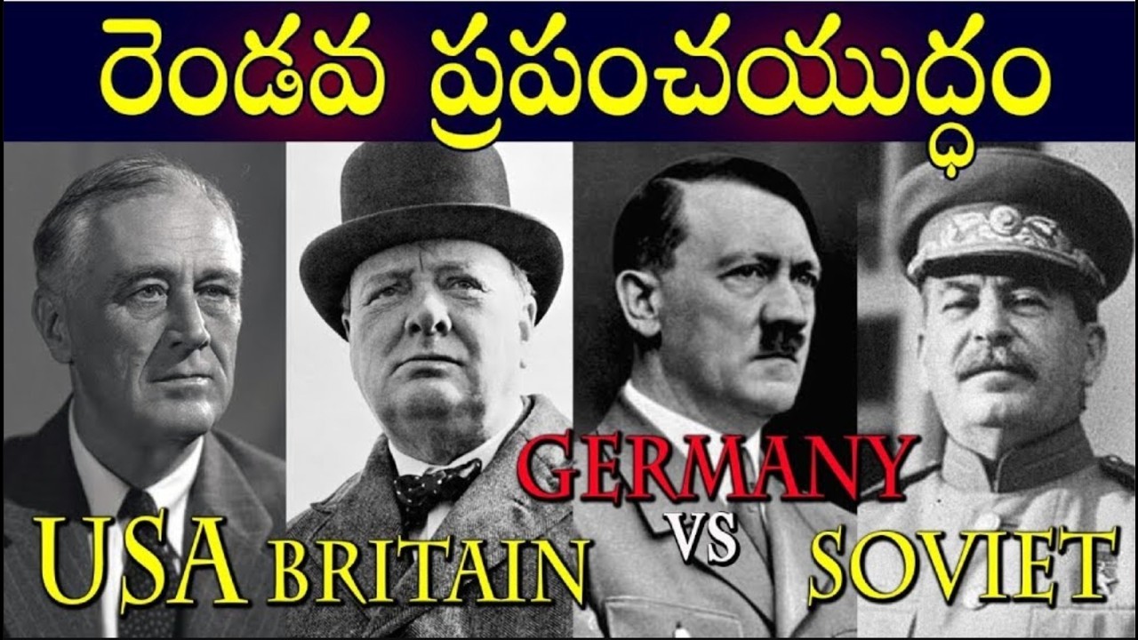 Second World War Explained in Telugu