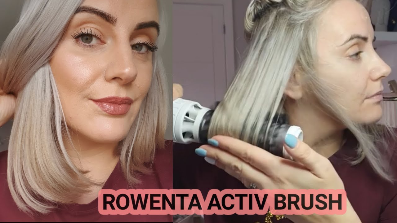 DRYING MY HAIR WITH ROWENTA BRUSH ACTIV PREMIUM HAIR | HAIR ROUTINE | Join my Journey