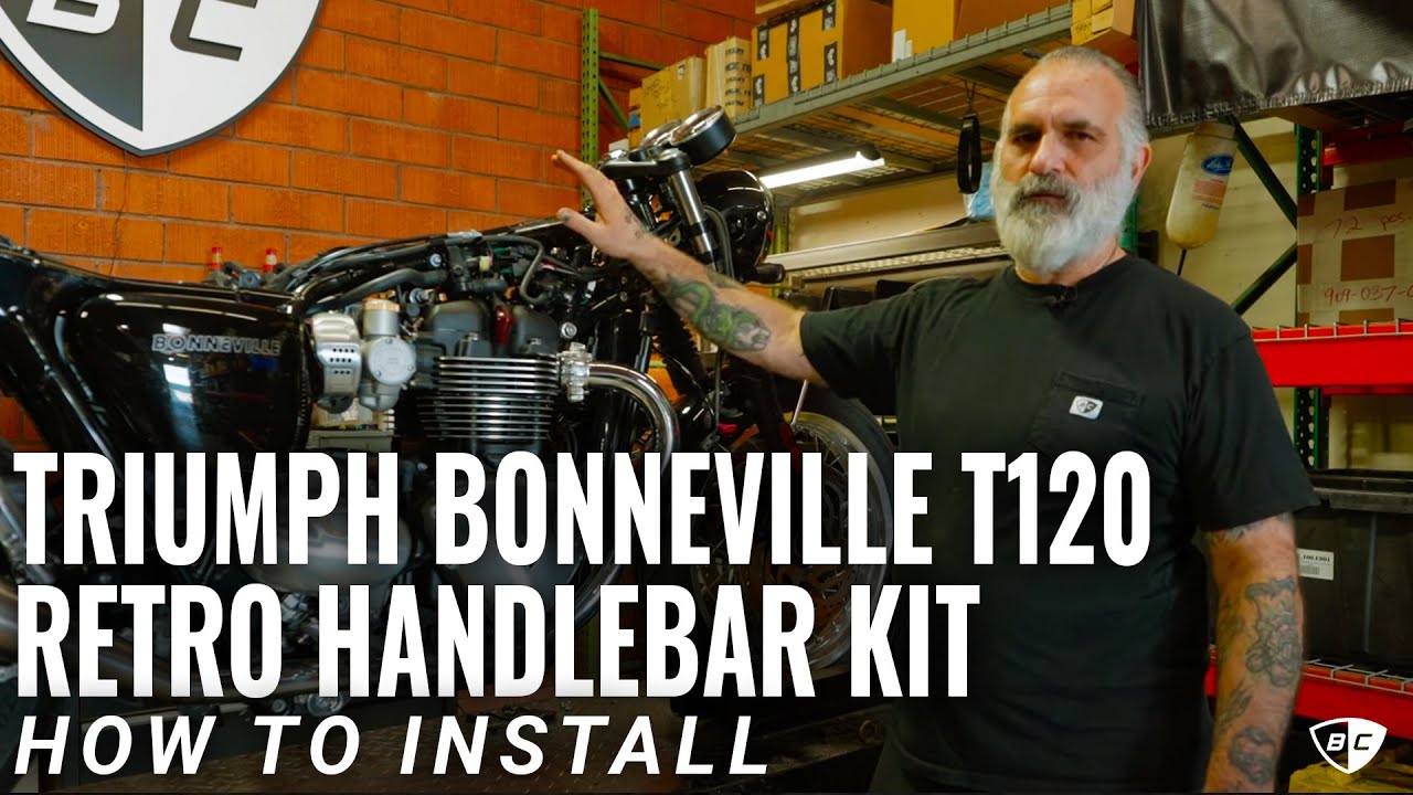 How to Install Retro Handlebar Kit on 2024 Triumph Bonneville T120