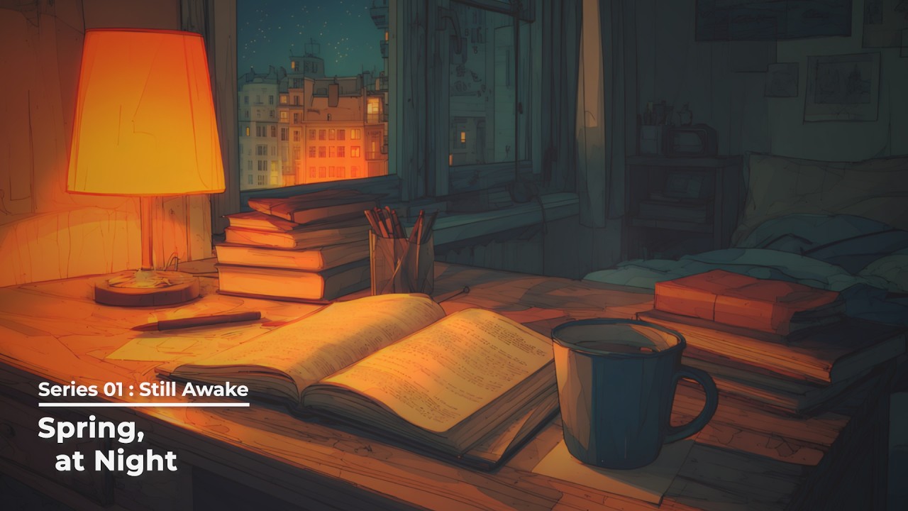 The Desk Still Lit — Felt Piano ☕