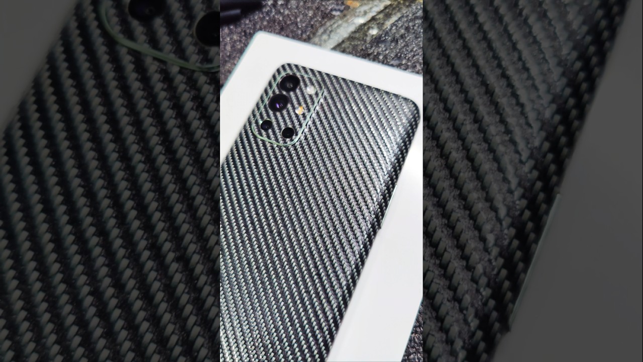 OnePlus 9R Full Body Carbon Fiber Skin | Best Mobile Wrap 2025