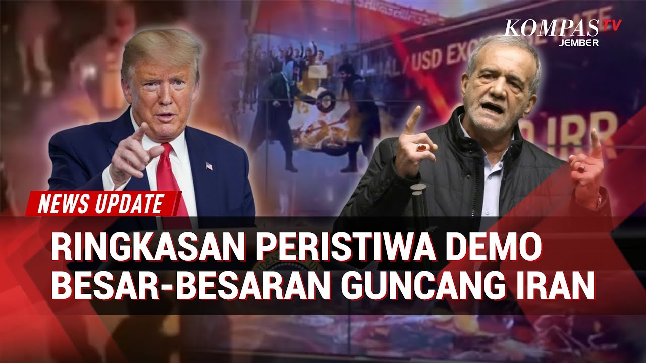 Sederet Peristiwa Demo Besar-Besaran Iran: Mata Uang Anjlok, Korban Berjatuhan - Ancaman Perang AS