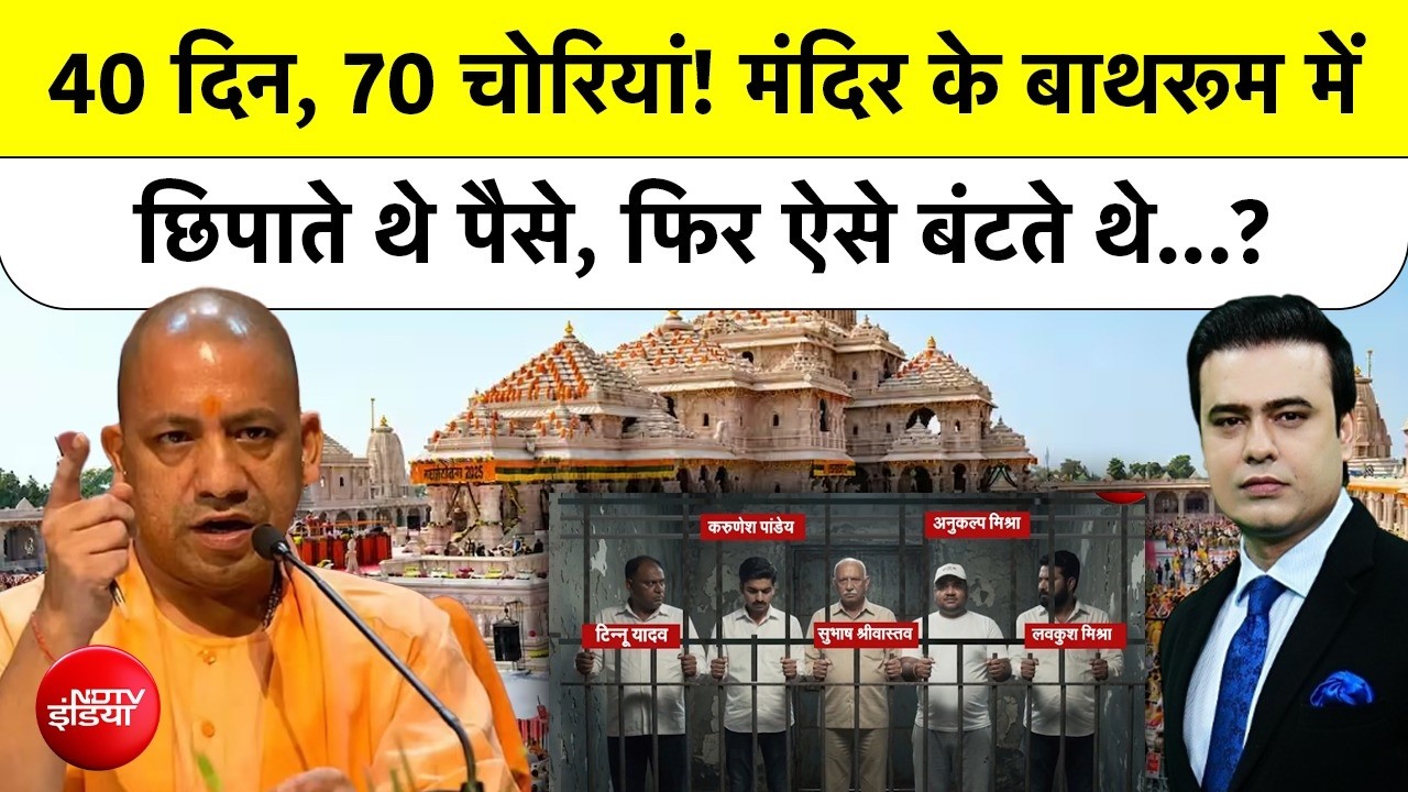 Syed Suhail | Ram Mandir Donation Controversy: 40 दिन,70 चोरियां! मंदिर के बाथरूम में छिपाते थे पैसे