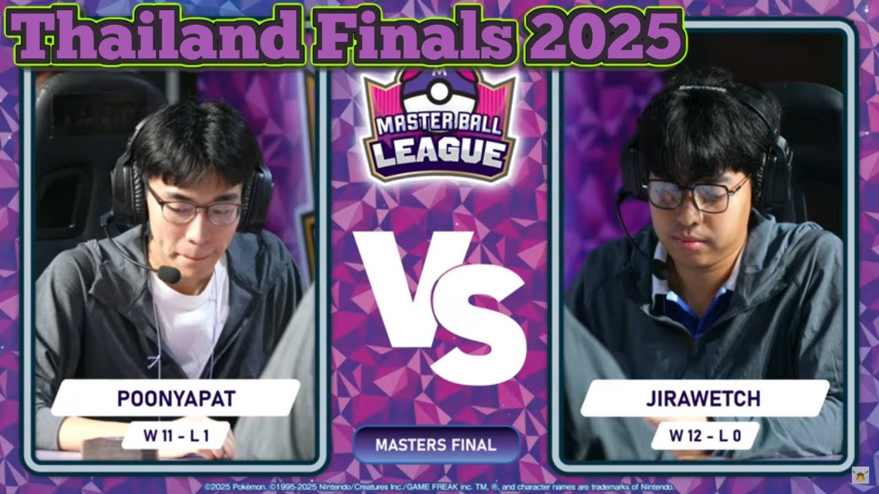 Thailand Masterball FINALS 2025 - Charizard EX/Pidgeot EX vs Gardevoir EX