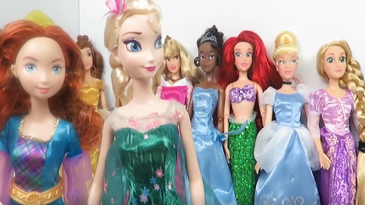 My Disney Princess Sparkling Dress Doll Collection