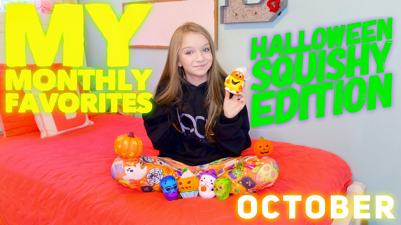 MY MONTHLY FAVORITES // OCTOBER 2018 HALLOWEEN SQUISHY EDITION | Bryleigh Anne