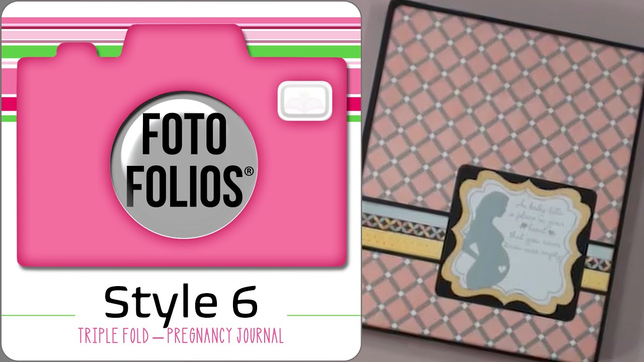 Foto Folios® I - Style 6 The Triple Folio Pregnancy Journal
