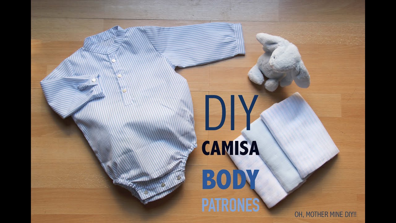 DIY Como hacer body camisa bebe (patrones gratis)