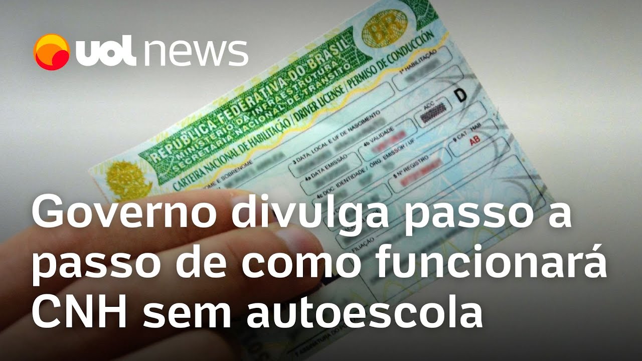 CNH sem autoescola: governo divulga passo a passo de como vai funcionar