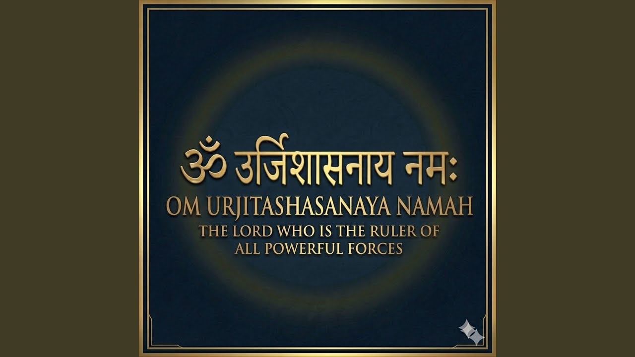 Om Urjitashasanaya Namah (ॐ उर्जितशासनाय नमः)