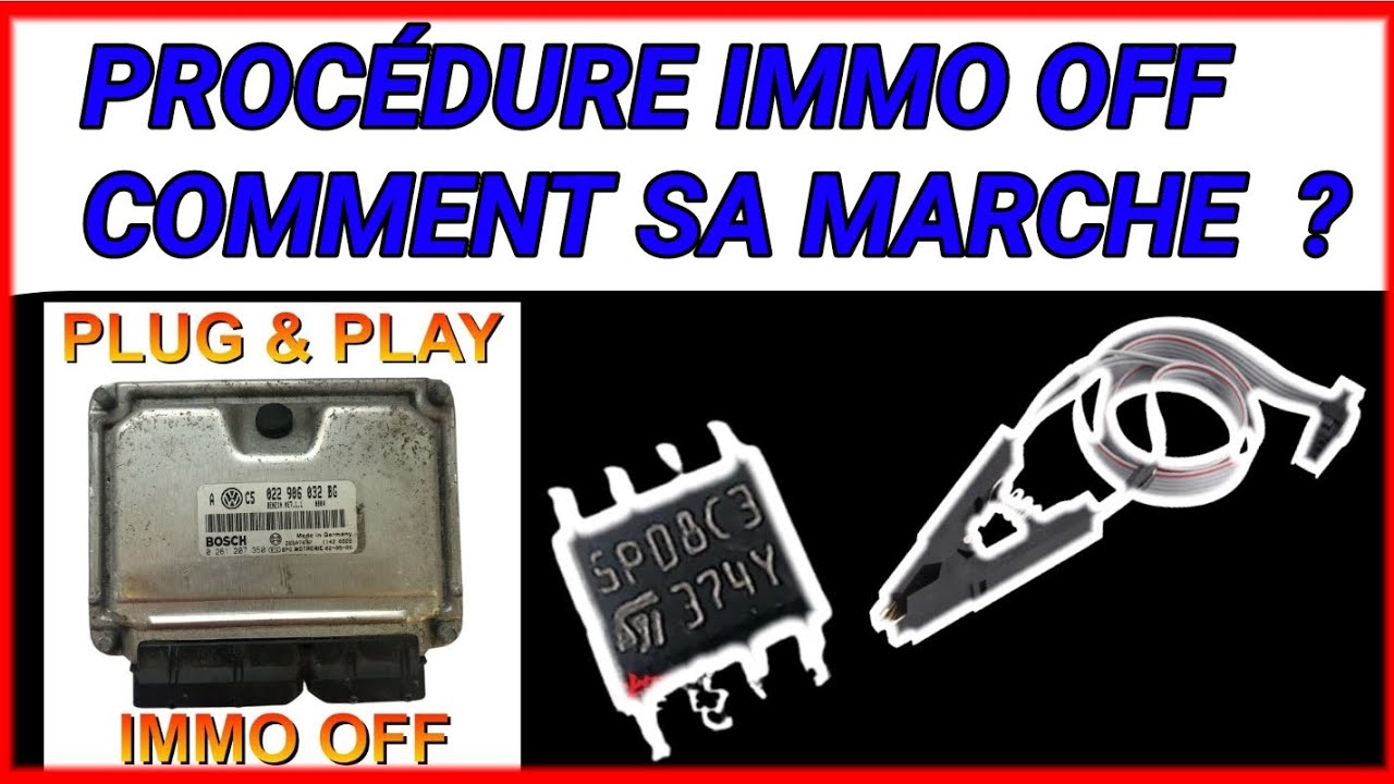 IMMO OFF : Comment on Procède pour faire IMMO OFF des Calculateurs