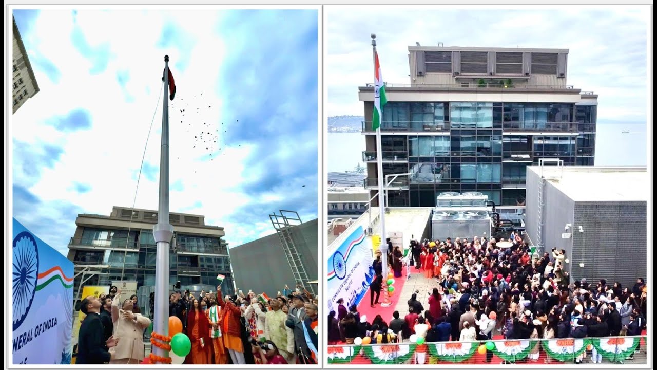 Unfurling of Indian Tricolor at the Federal Reserve Building (26 January 2026)