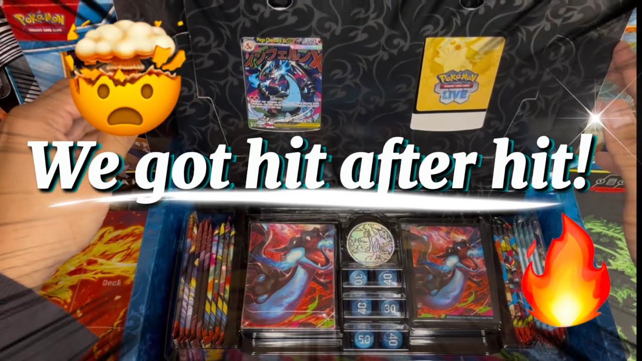 👀Opening Our First Ever Charizard X EX Ultra-Premium Collection Box🔥 #pokemon #tcg #yt #fyp #pikachu