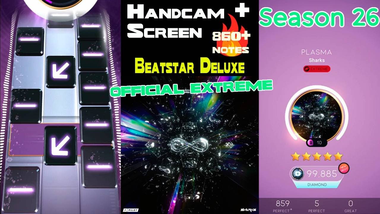 [Beatstar Deluxe] Plasma (EXTREME) | Sharks | Handcam + Screen