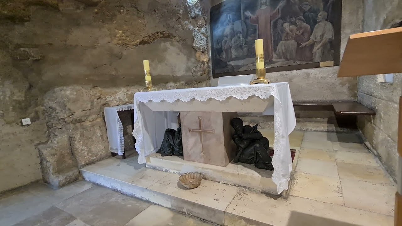 An unknown holy site in Jerusalem - The 'Grotto of Betrayal' next to the famous Garden of Gethsemane
