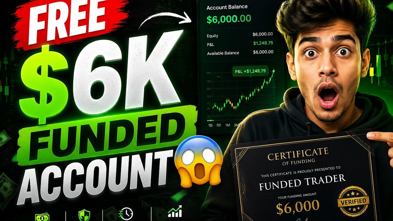 How to Get a Free $6K Funded Account | Free $6,000 Funded Account #forex #propfirm