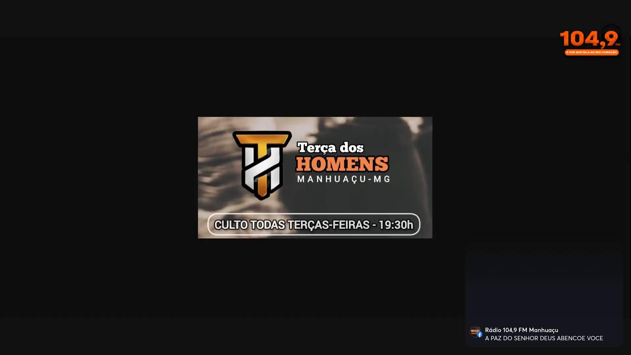PROGRAMA TERÇA DOS  HOMENS  PASTOR WINDERLEI LOPES IBE