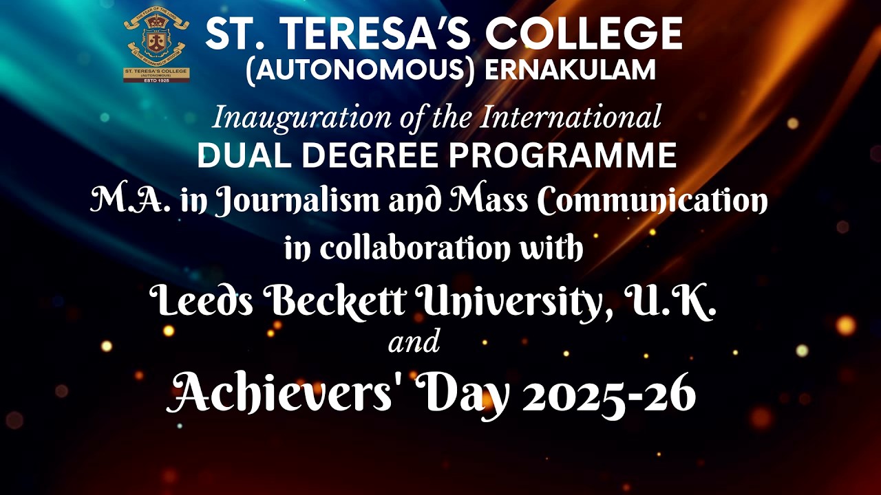 INAUGURATION OF THE INTERNATIONAL DUAL DEGREE PROGRAMME  AND ACHIEVERS' DAY 25 - 26 | STC