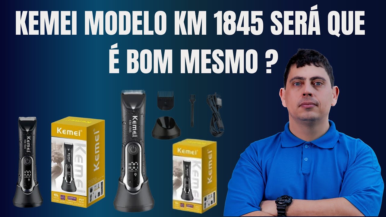 APARADOR DE PELOS KEMEI MODELO KM 1845