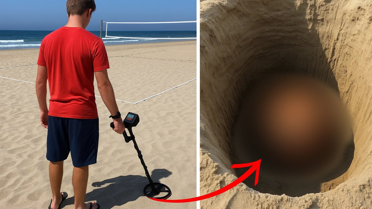[Full Story] Teen's Metal Detector Beeped at Volleyball Court, Dad Dug Down and Froze!