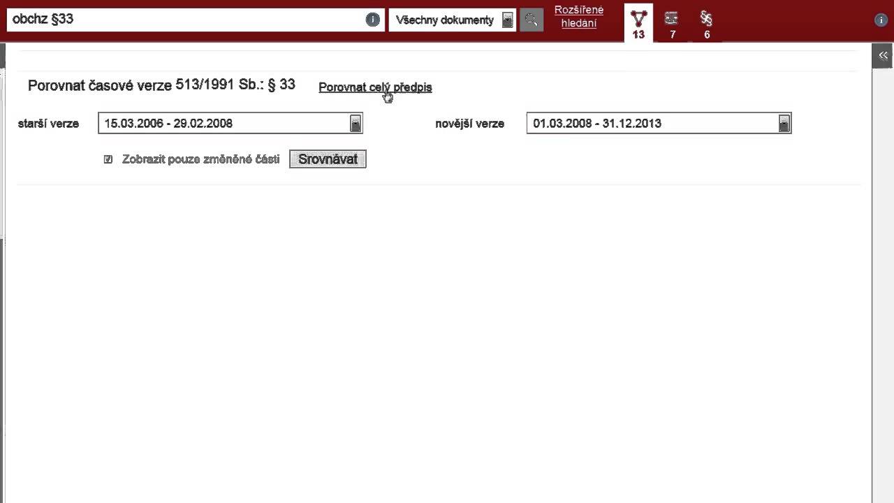 beck-online: časové verze předpisů