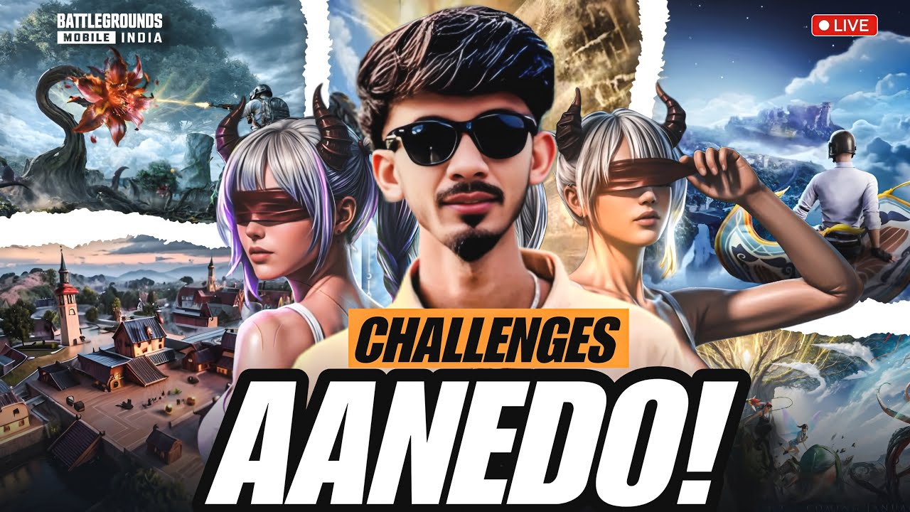 Challenges Aanedo 💥 | Road To 1.k Subscribers 🏆