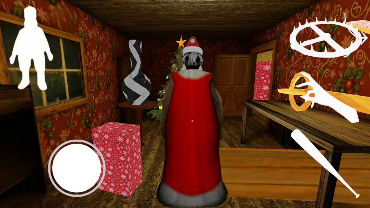 Playing as christmas  granny escape christmas house #granny 