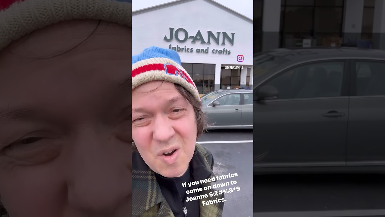 Dave Hill for Jo Ann Fabrics! #crafting #comedy #craftideas
