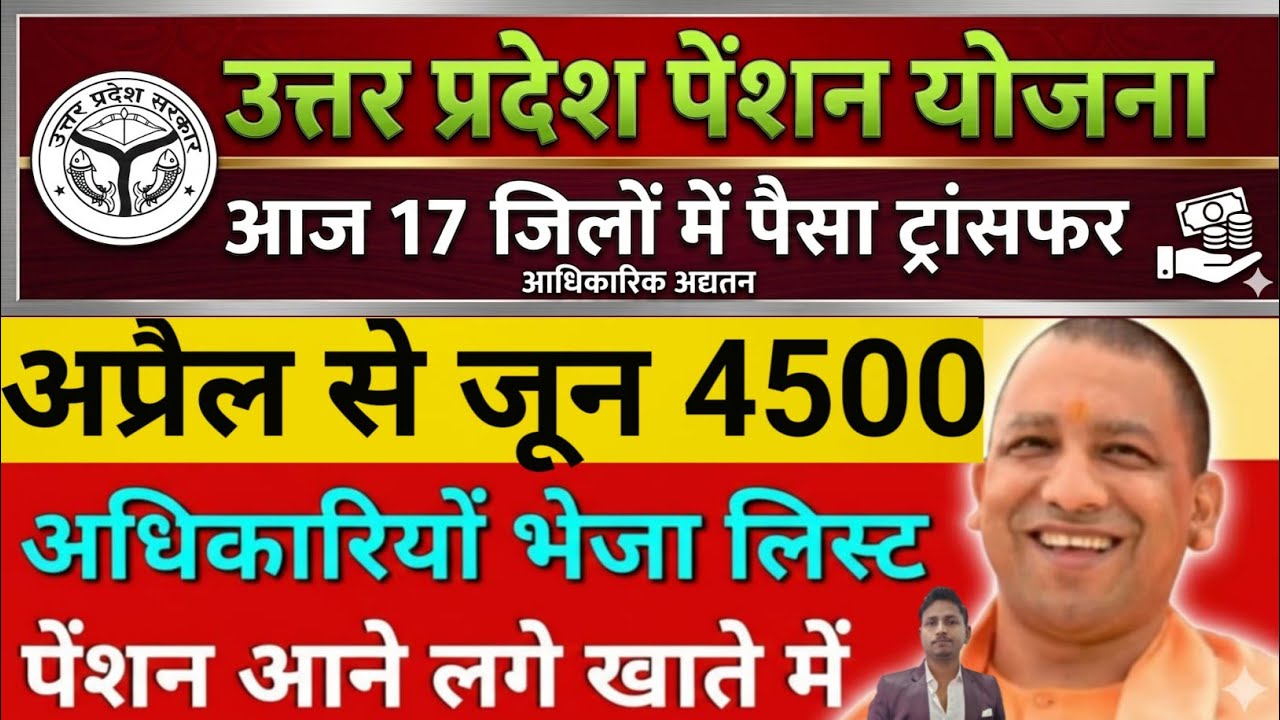 यूपी पेंशन खुशखबरी: आज इन 17 जिलों में पैसा ट्रांसफर! | UP Pension Latest Update 2026