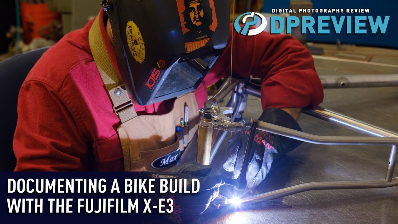 Documenting a bike build with the Fujifilm X-E3