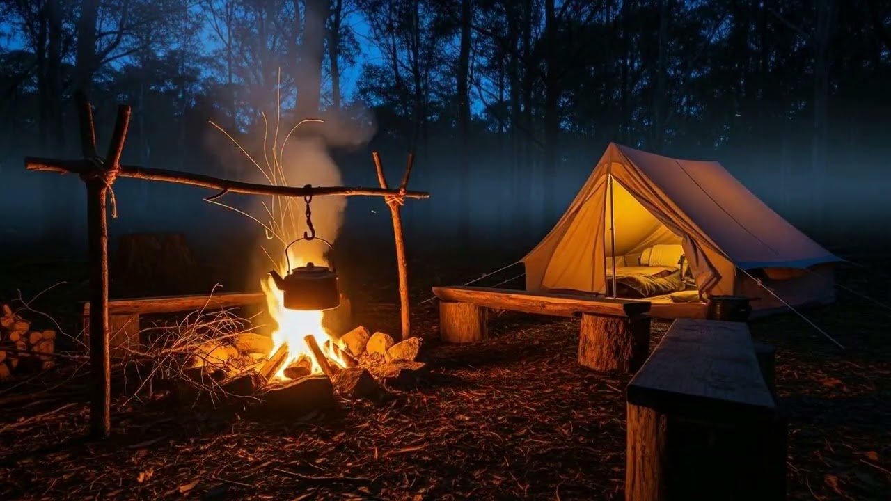 Cozy Fireplace Ambience ⏐ Cozy & Peaceful ⏐ Crackling Fire Sounds