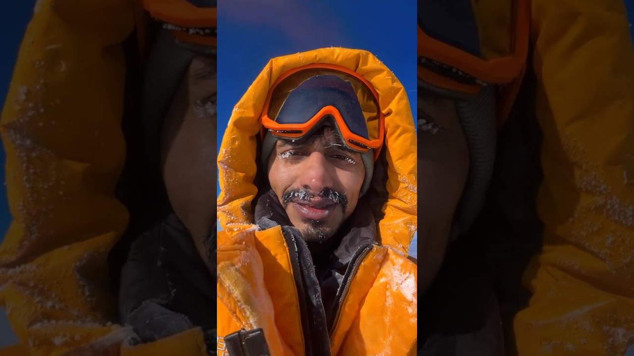 WORLD RECORD | First human to stay 24 hours on Europe highest peak -  (Mt. Elbrus) Without oxygen 🇮🇳