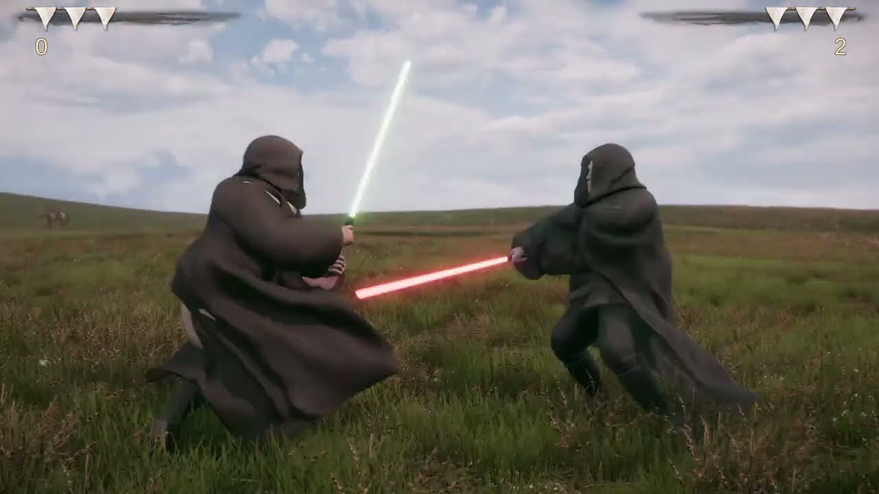 What A Realistic Lightsaber Duel Might Look Like - Hellish Quart
