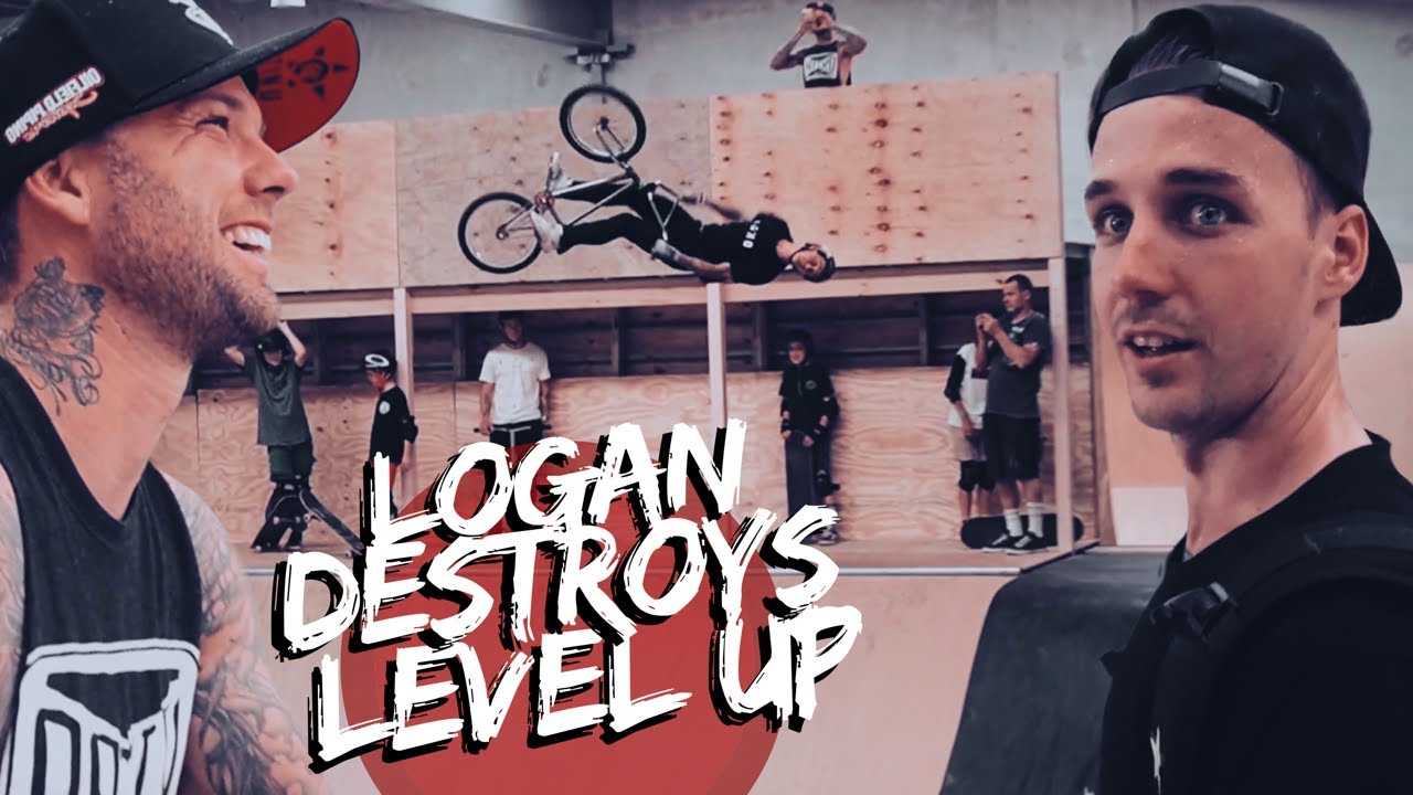 LOGAN MARTIN RIDES NEW LEVEL UP SKATEPARK!