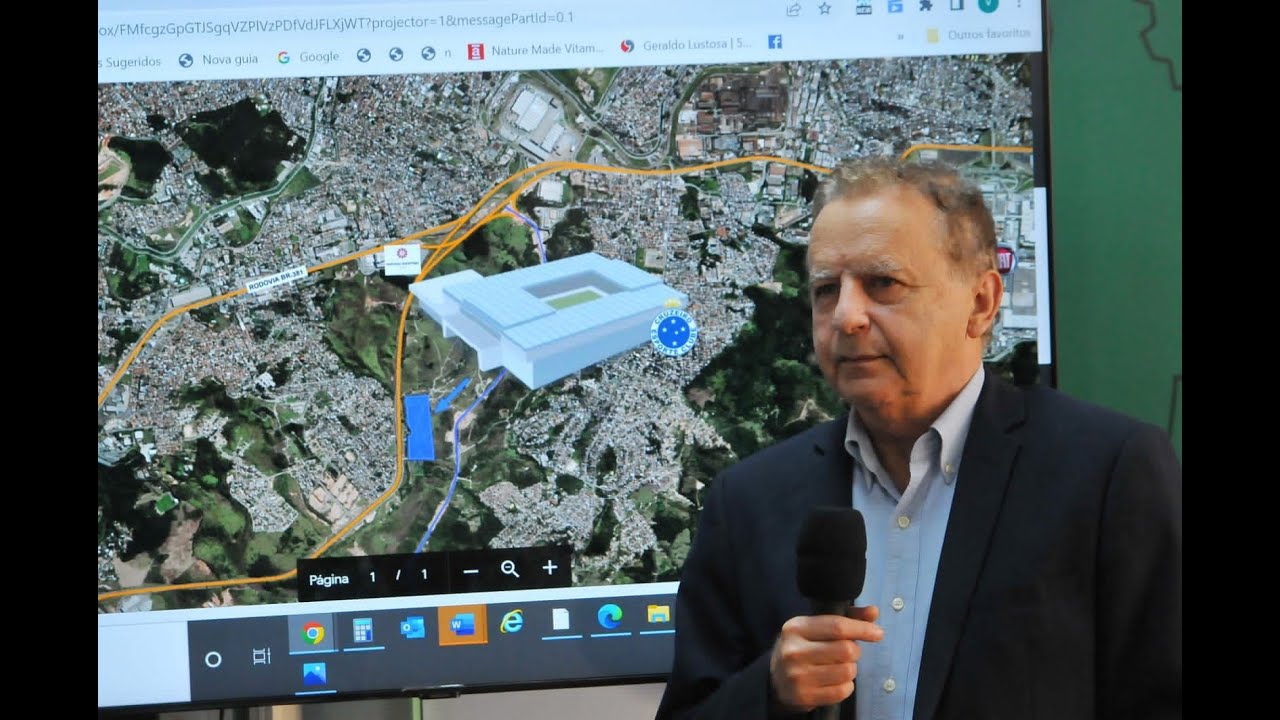 Betim propõe construção de estádio do Cruzeiro por meio de parceria público-privada